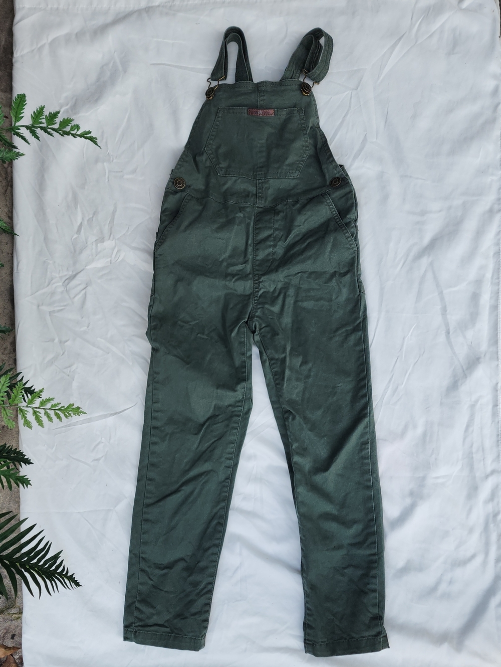 Properly Tied Overalls Olive Green Size 7